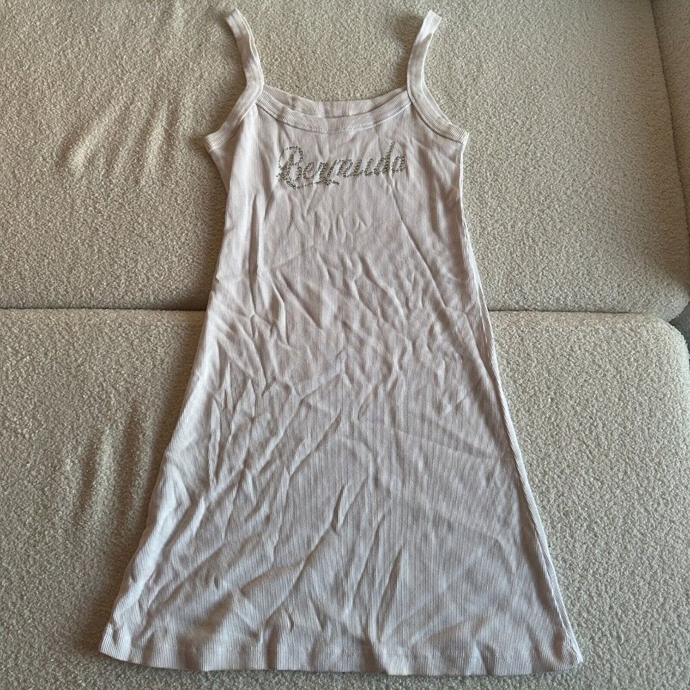 Women's White Tank Dress Size‎ XL – Casual & Stylish Summer Essential
